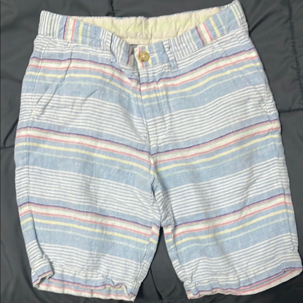 Crewcuts Light Blue Striped Shorts